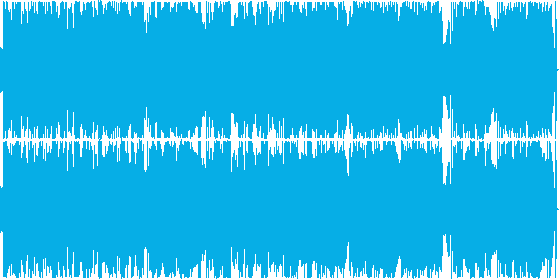 爽快POPアップチューンの再生済みの波形