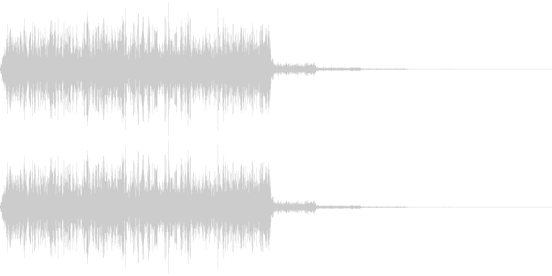 何かを注入するようなイメージの擬音です。の未再生の波形