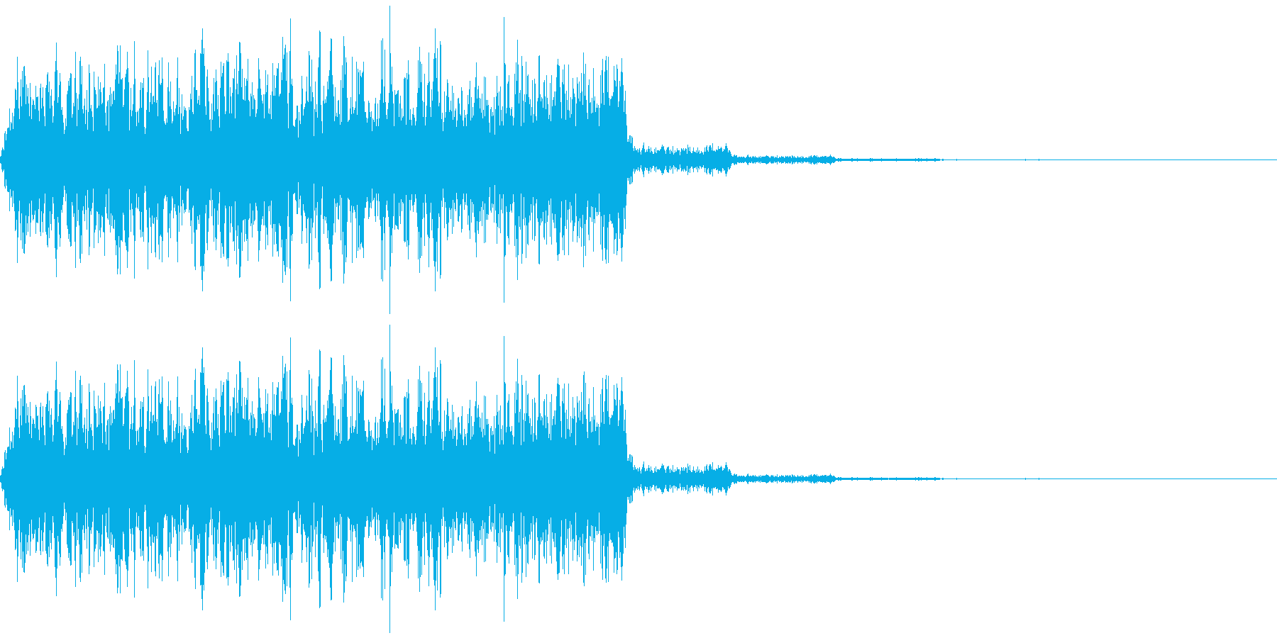 何かを注入するようなイメージの擬音です。の再生済みの波形