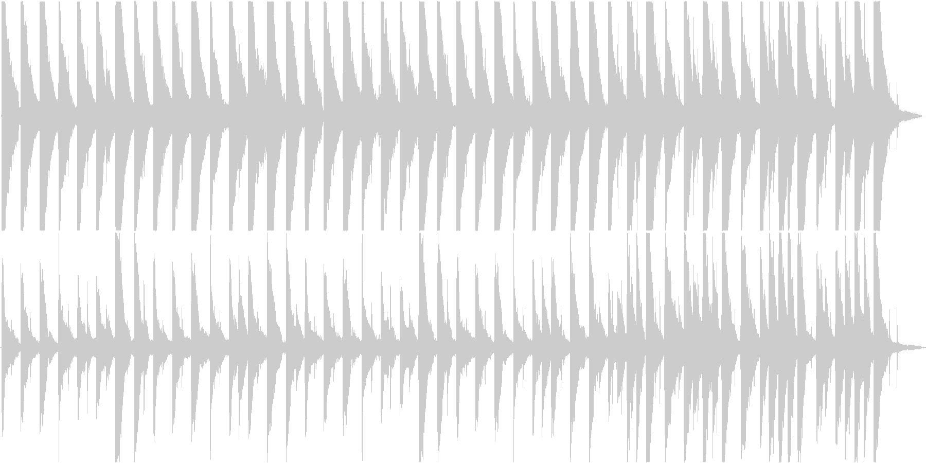 悲しい曲。の未再生の波形