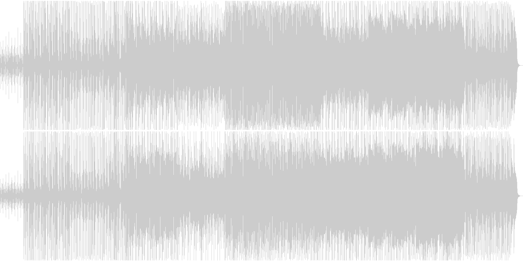 華やかで祝福の雰囲気の音楽の未再生の波形