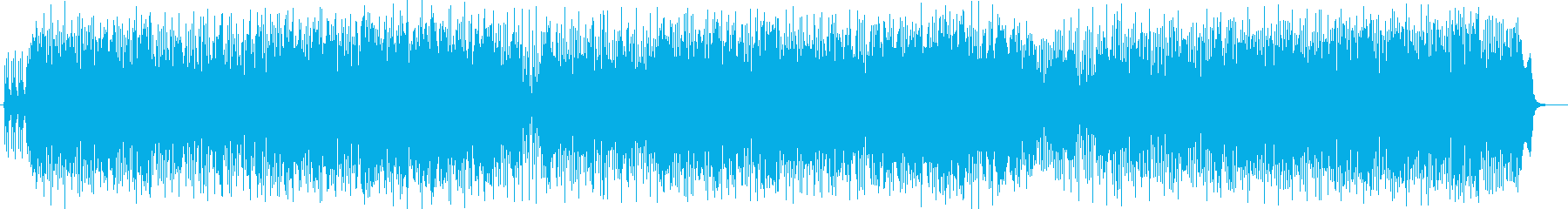 躍動感がある吹奏楽とシンセのポップな曲の再生済みの波形
