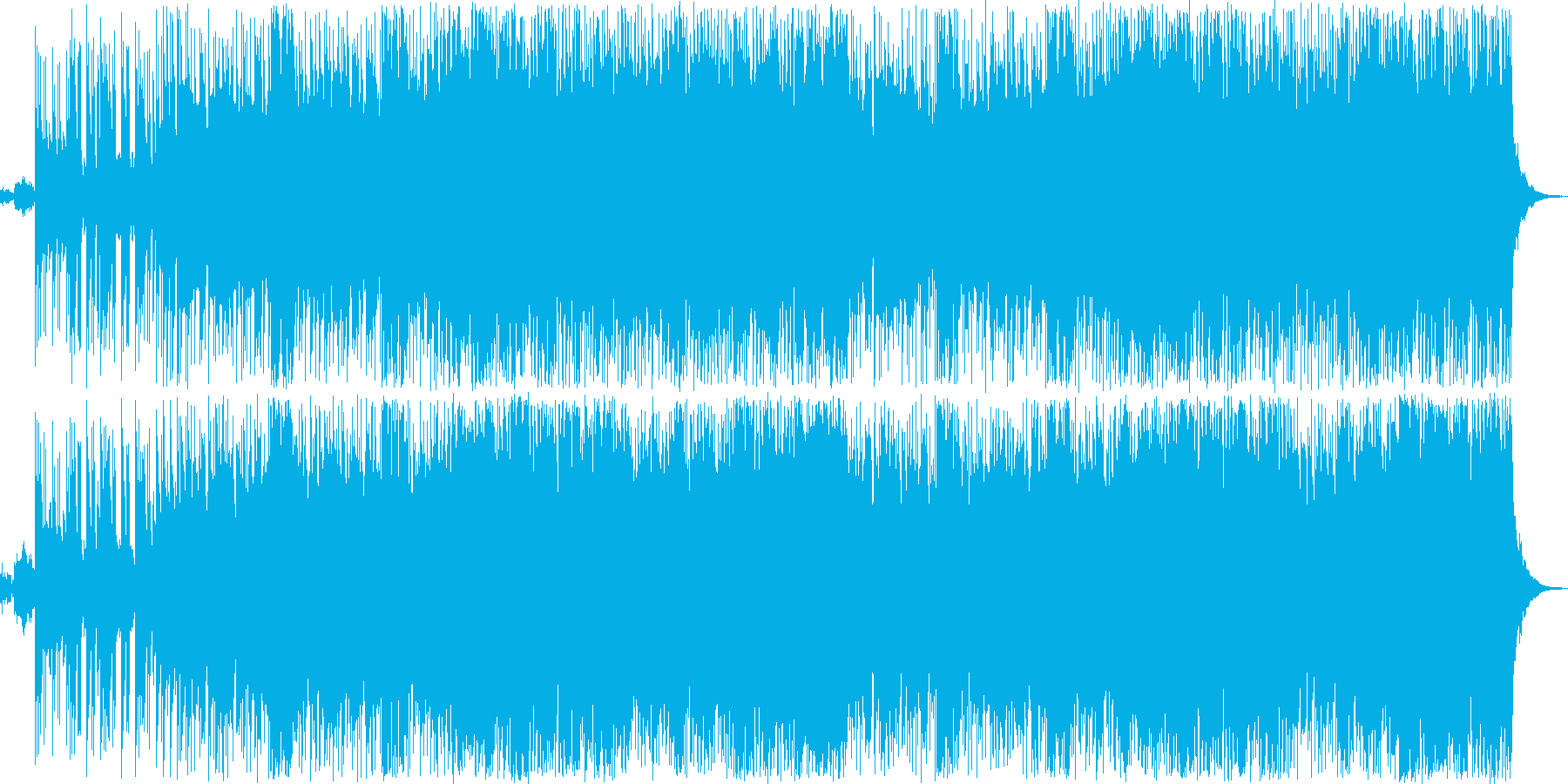 希望を感じるミステリーBGMの再生済みの波形