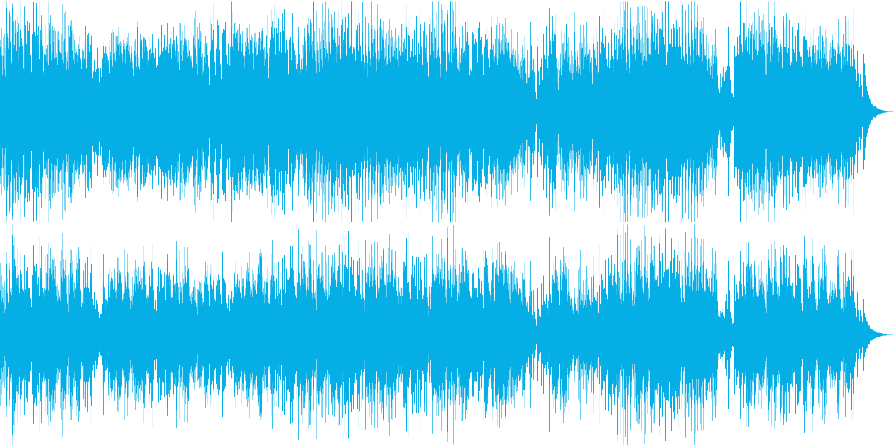切なくも優しい、夏のピアノ曲の再生済みの波形