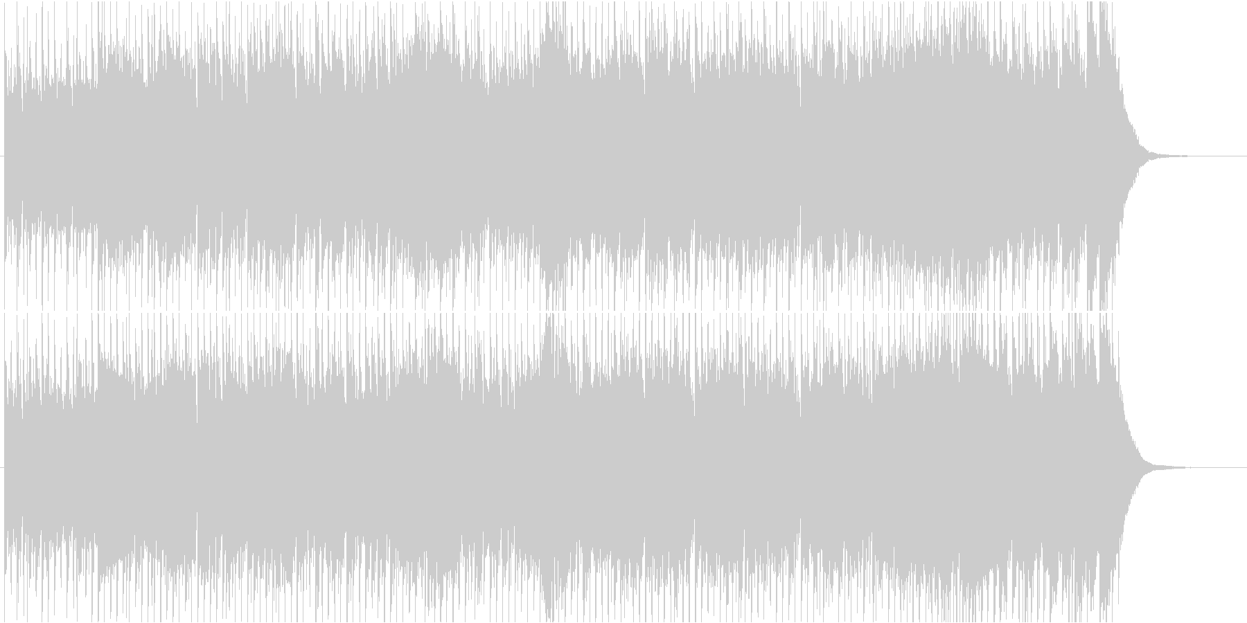 (攻撃的に)疾走する悲しみのEDMです。の未再生の波形