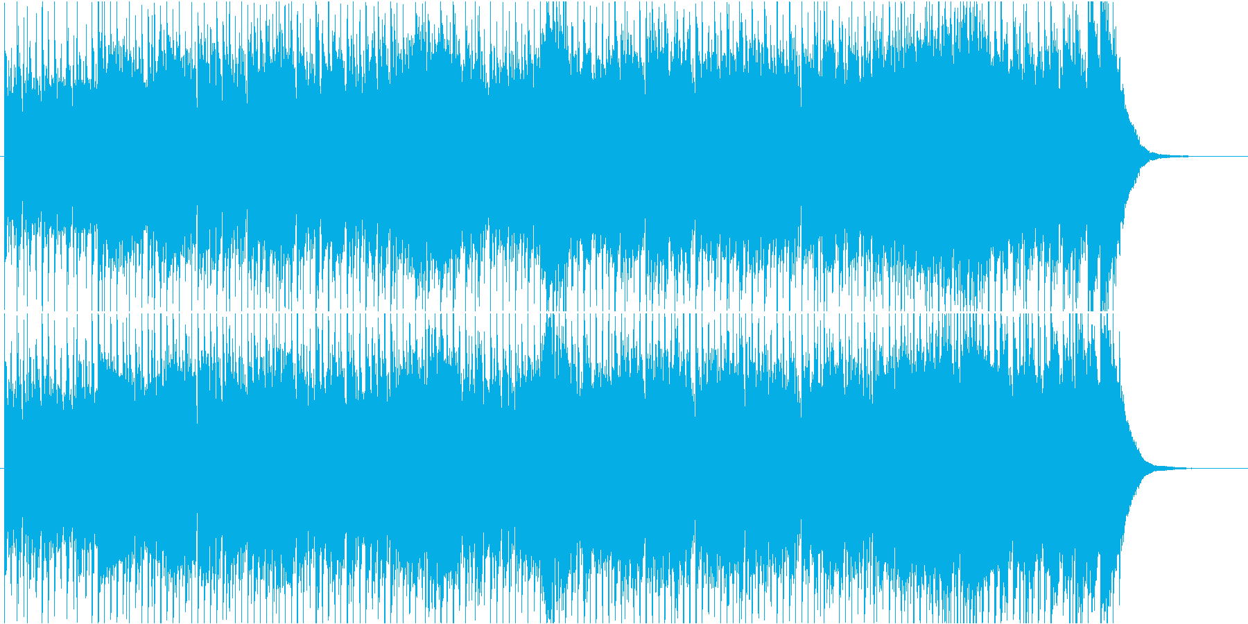 (攻撃的に)疾走する悲しみのEDMです。の再生済みの波形