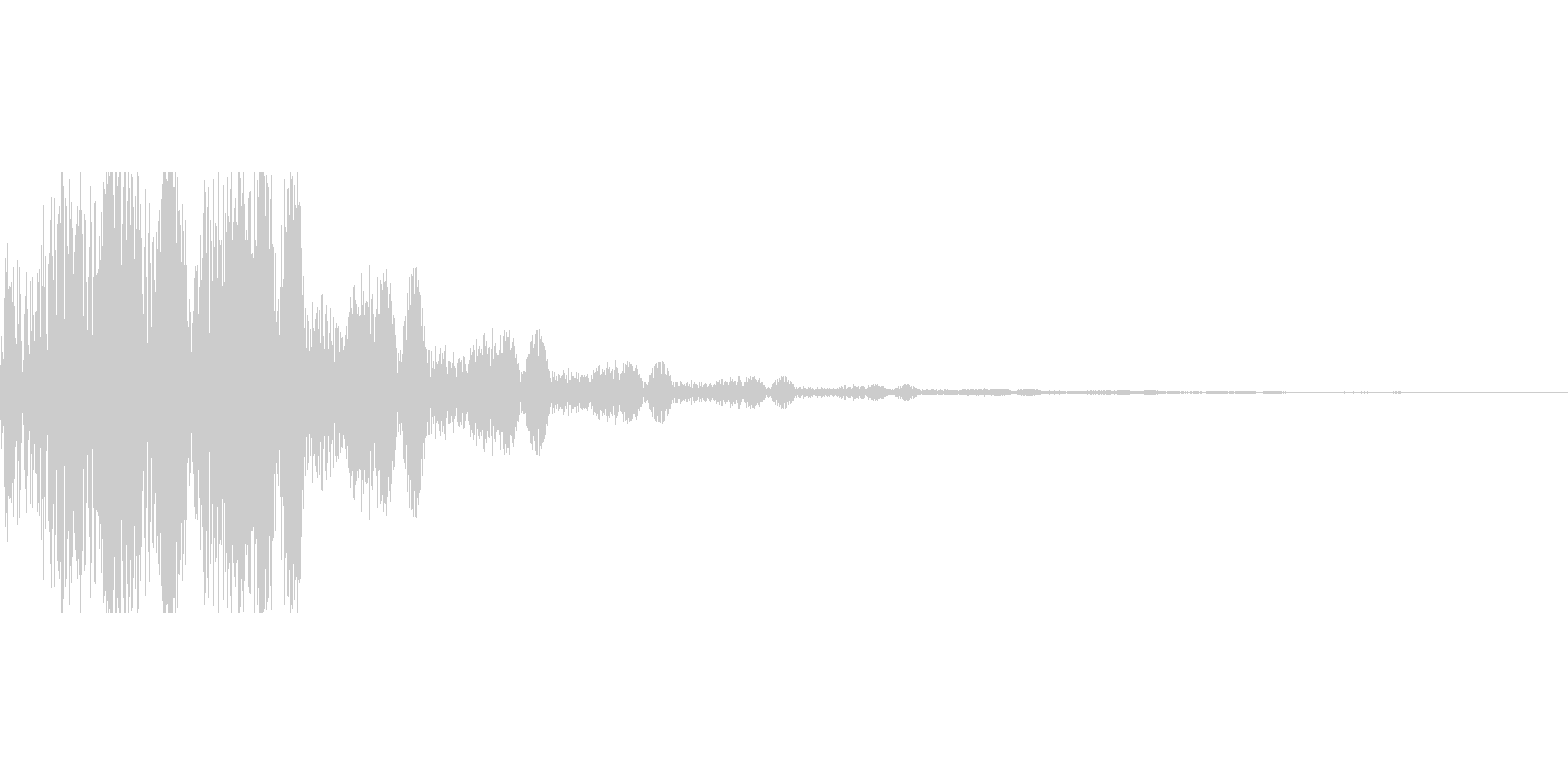 セレクト音の未再生の波形
