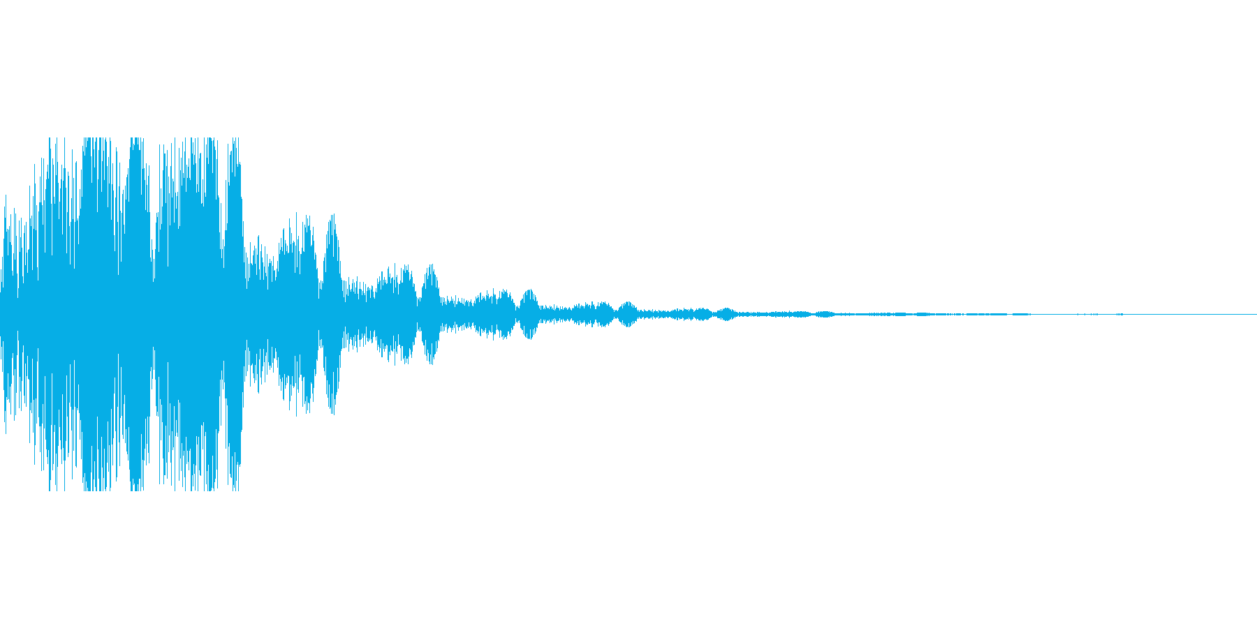 セレクト音の再生済みの波形