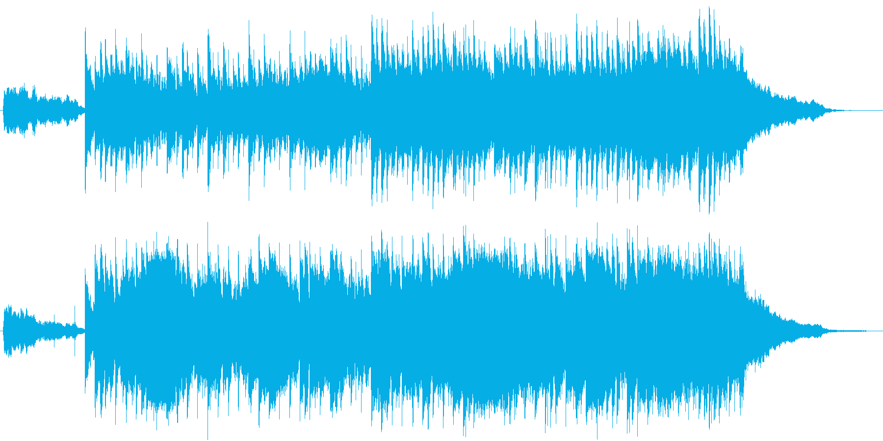 クリーンなエレクトロニックサウンド♪の再生済みの波形