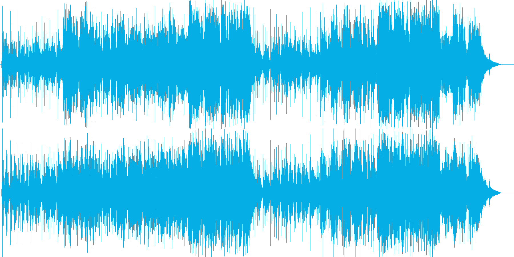 バイオリンのマリン風ミディアムテンポ曲の再生済みの波形