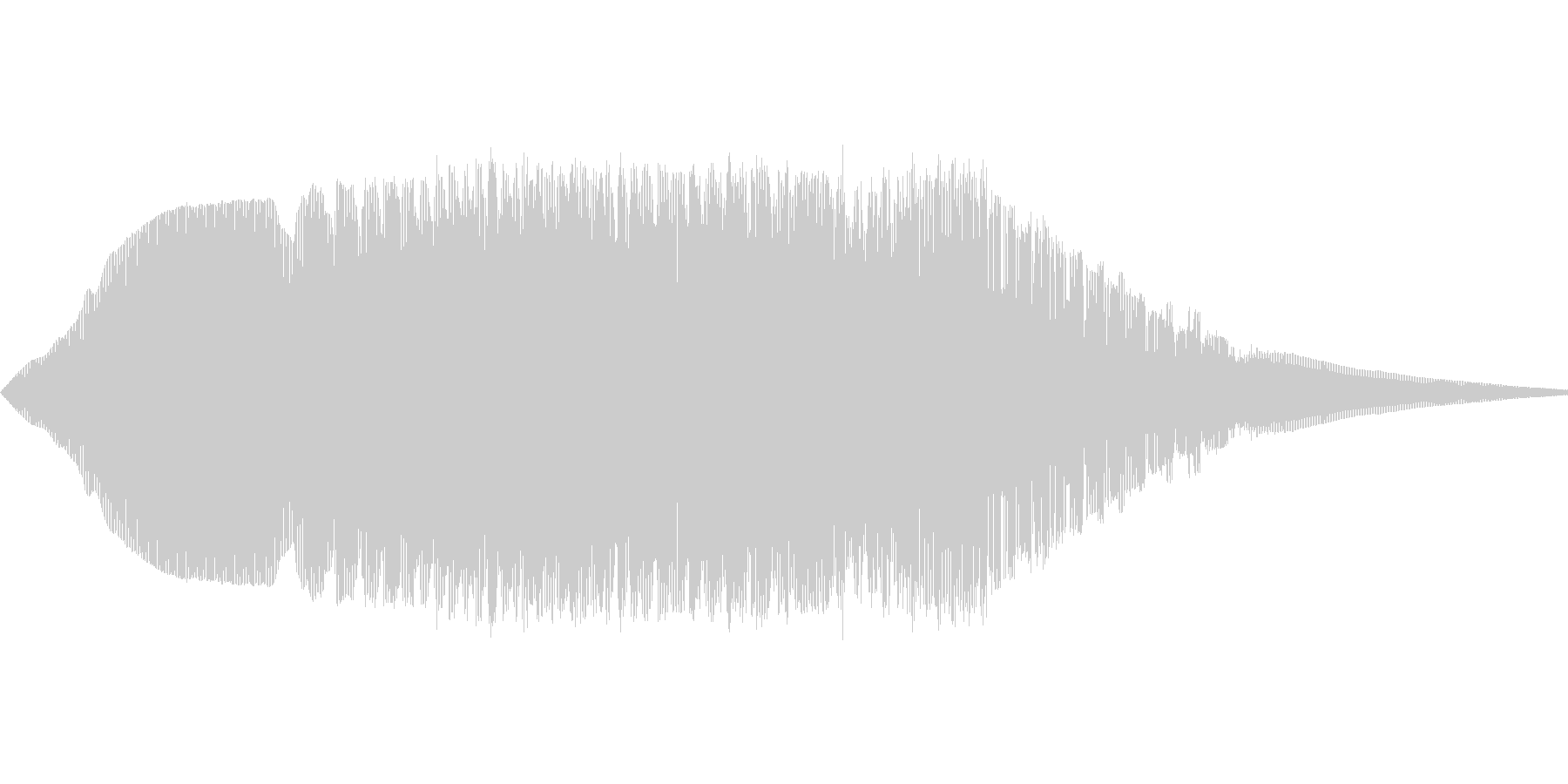きしむ音(鉄の扉など)の未再生の波形