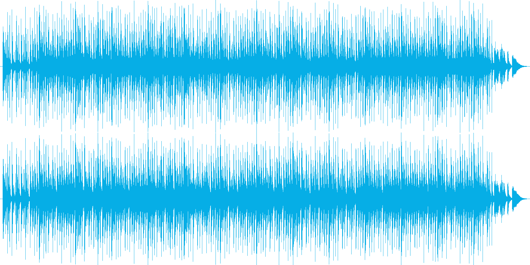 子ども向けのかわいいイメージの曲を目指…の再生済みの波形