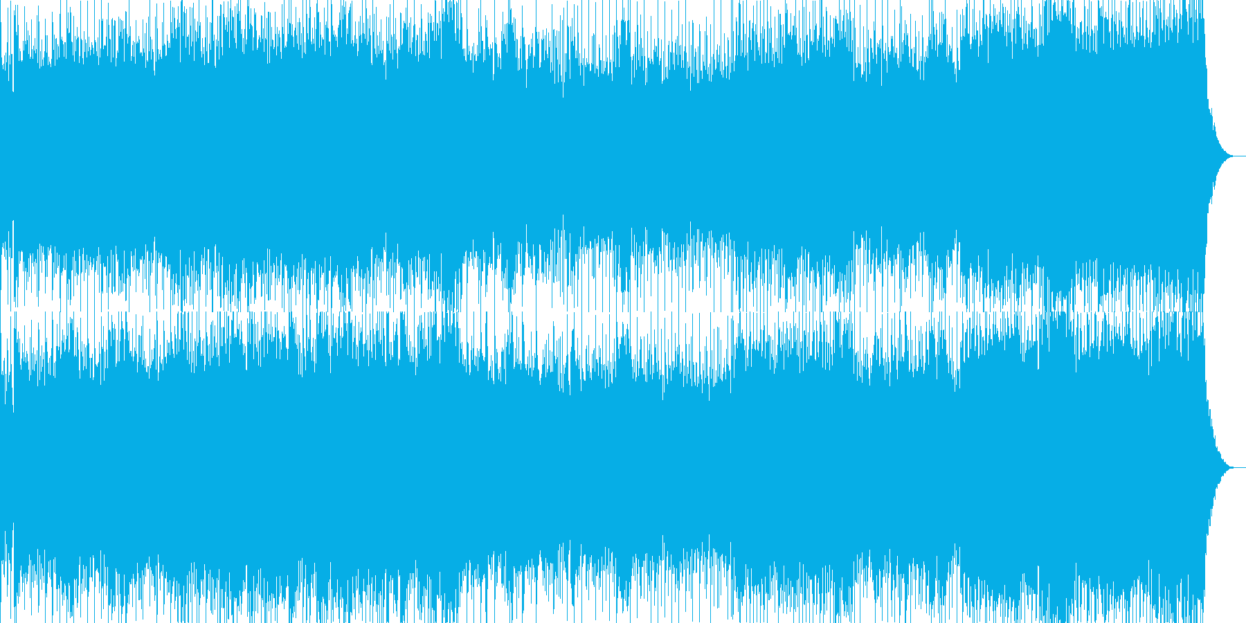 アップテンポのハードな曲です。バトルシ…の再生済みの波形
