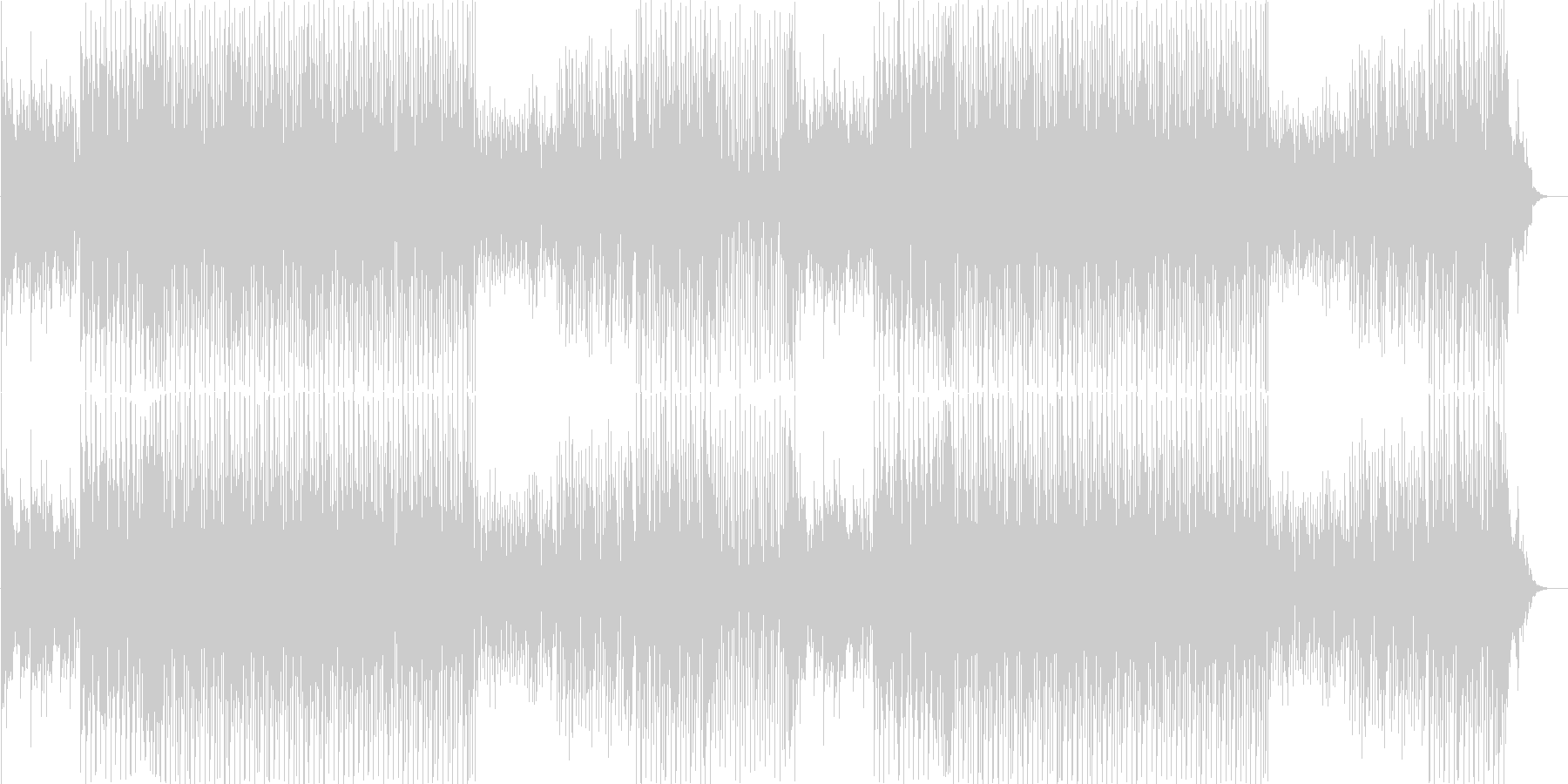 ダンサンブルなスウィングジャズの曲です。の未再生の波形