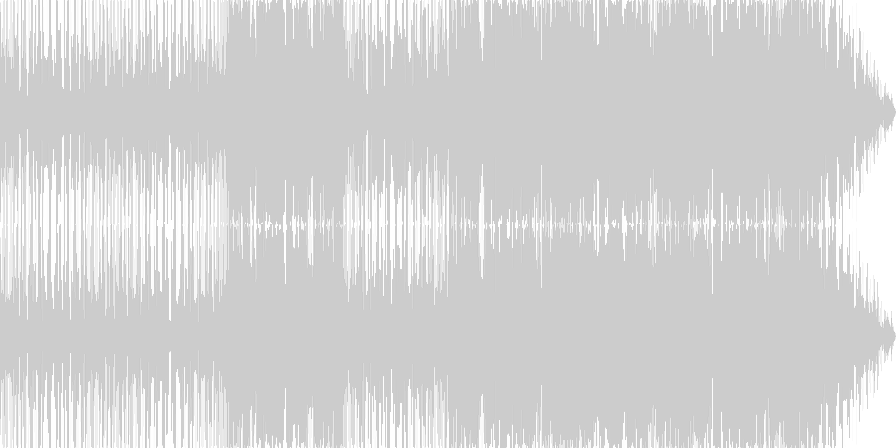 グルーヴィーで大人っぽいムード楽曲の未再生の波形
