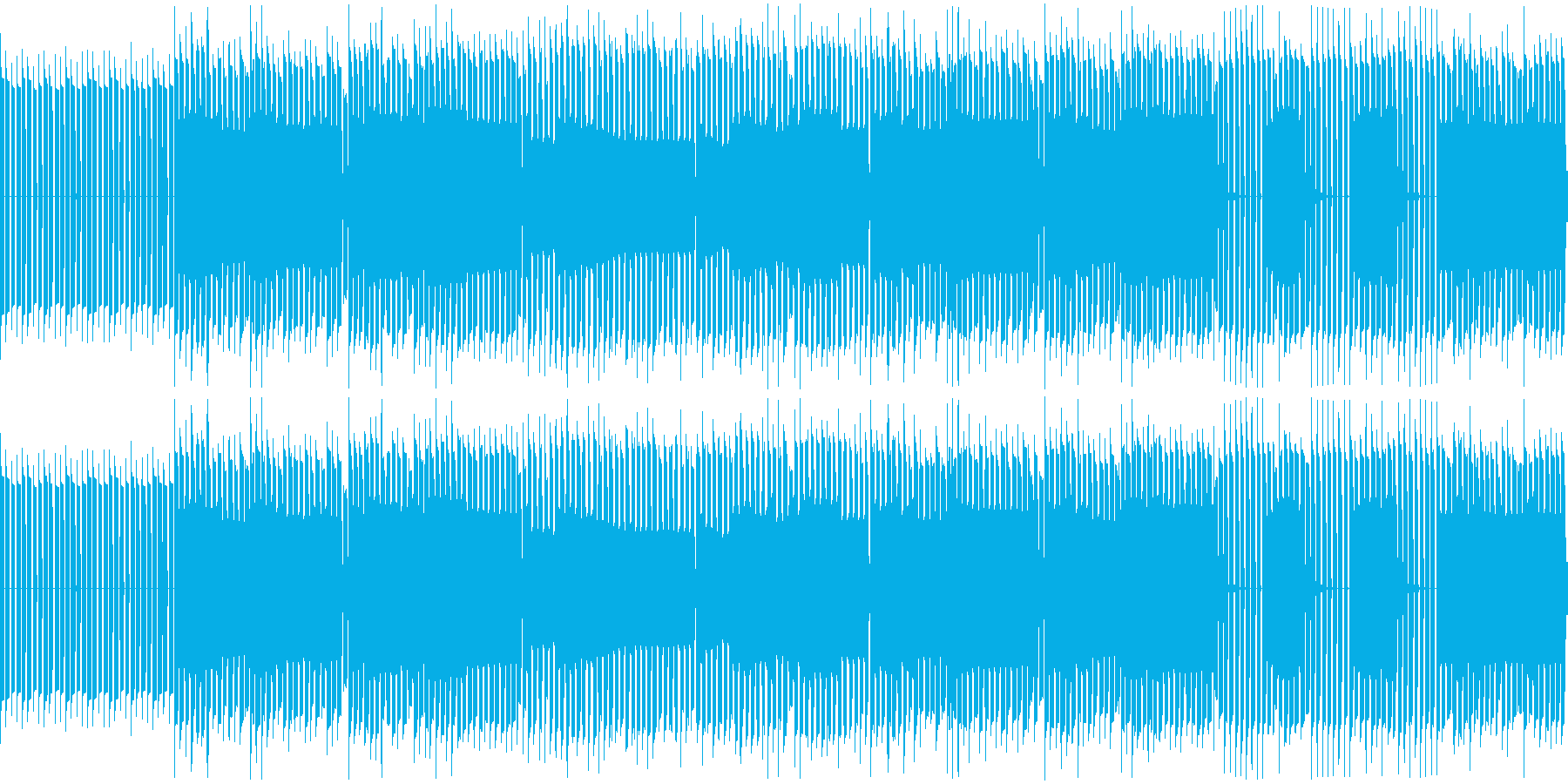 ちょっとレトロで可愛い曲です。の再生済みの波形