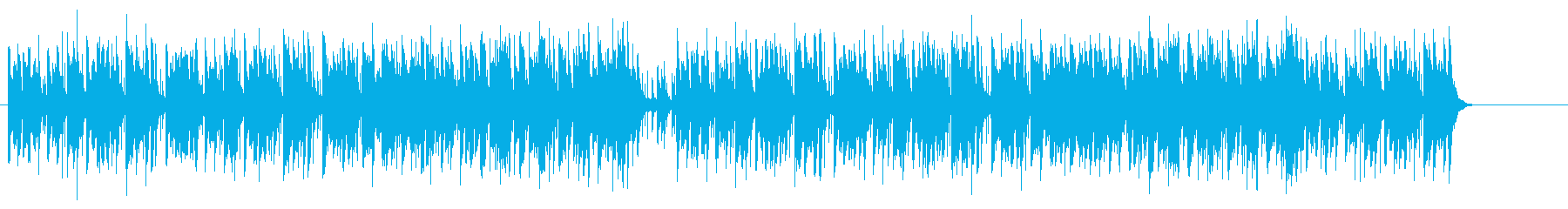 伝統の祝いの歌の様な和風アンサンブル楽曲の再生済みの波形