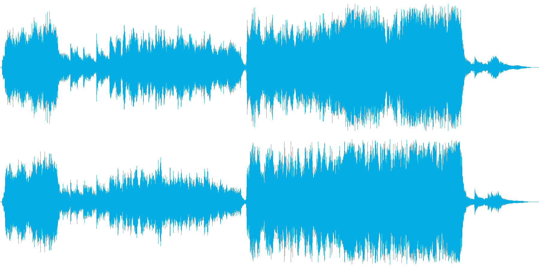 和楽器を用いた和風音楽です。の再生済みの波形