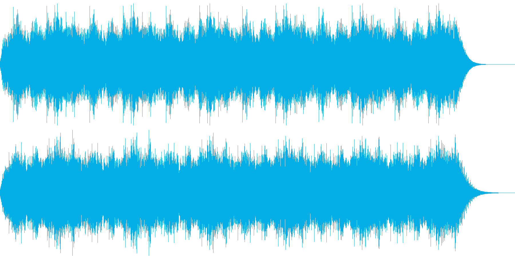 異世界の合唱BGMですの再生済みの波形
