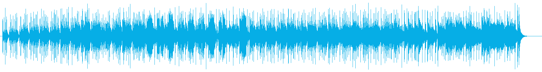 明るくてオーソドックス感のあるポップ曲の再生済みの波形