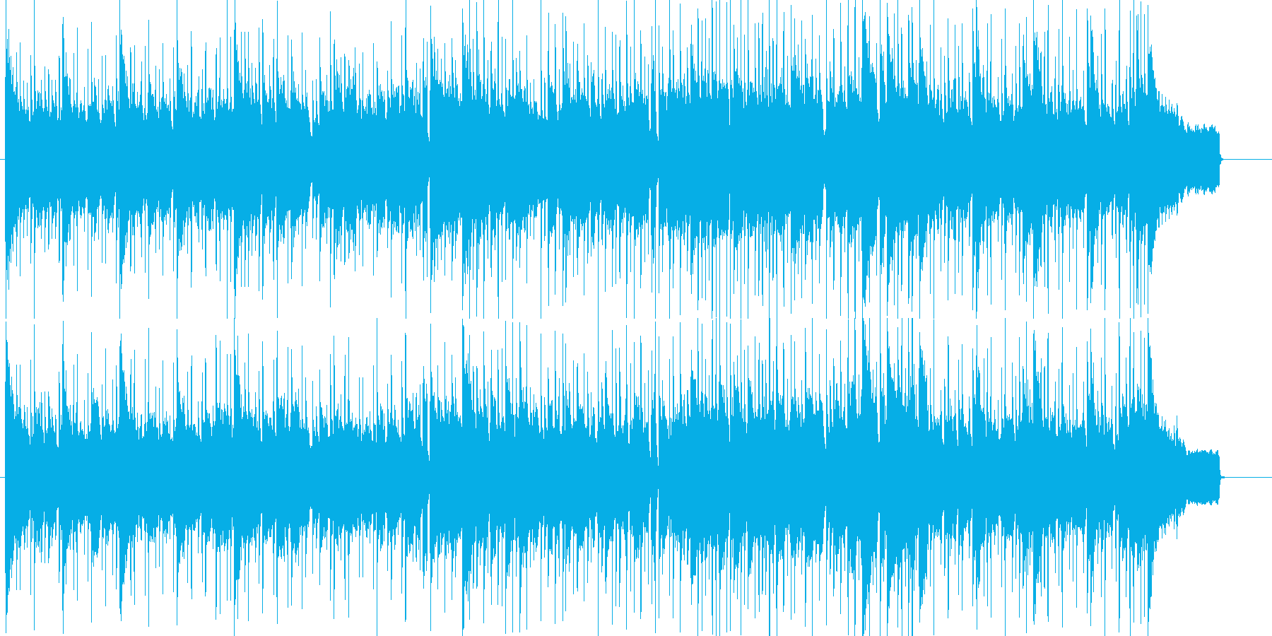 爽やかで生き生きした雰囲気のポップの再生済みの波形