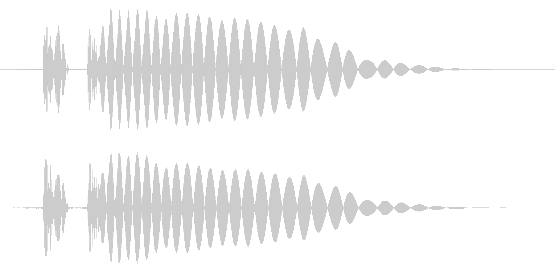 EDM/IDM系の埋もれないバスドラ5bの未再生の波形