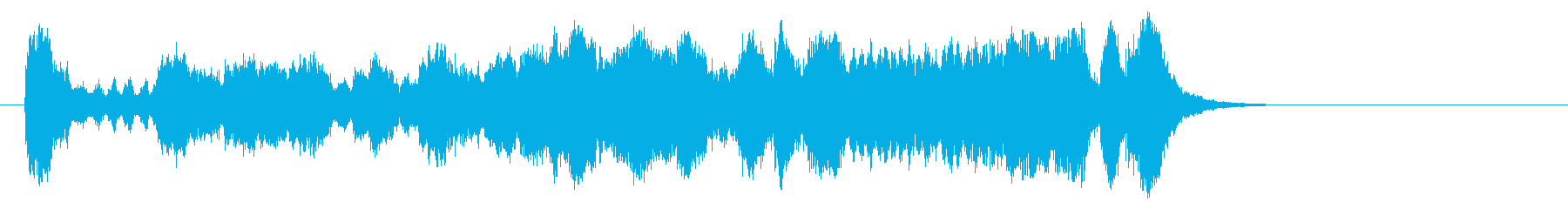 気品高いオーケストラ楽曲(イントロ)の再生済みの波形