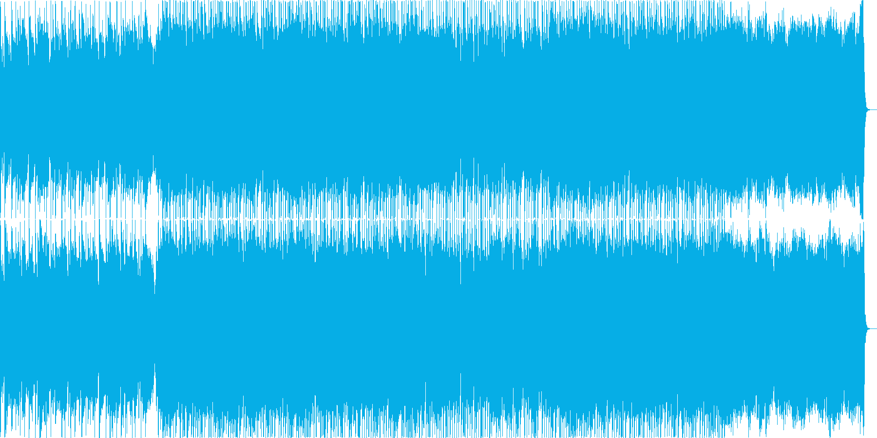 懐かしく温まるアコースティック主調の楽曲の再生済みの波形