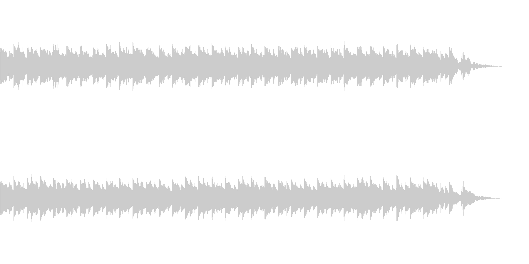 【ホラー系BGM】不気味な洋風ホラー曲の未再生の波形