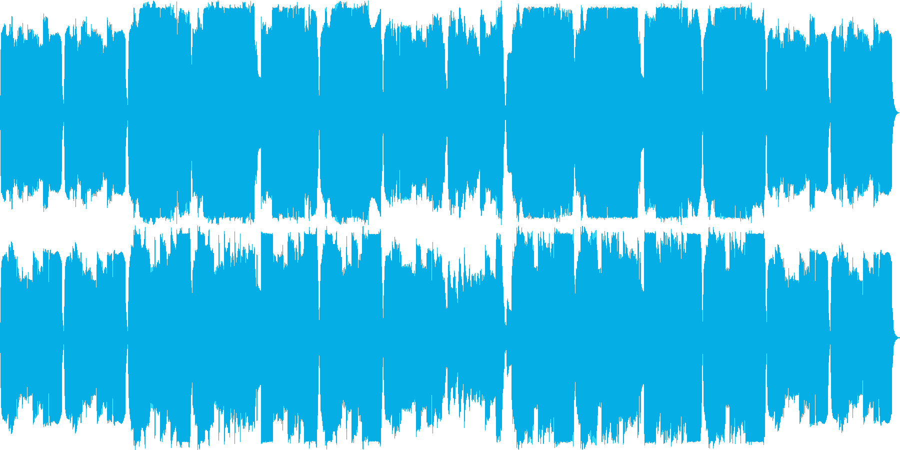 オカリナとリコーダーの切ない曲の再生済みの波形